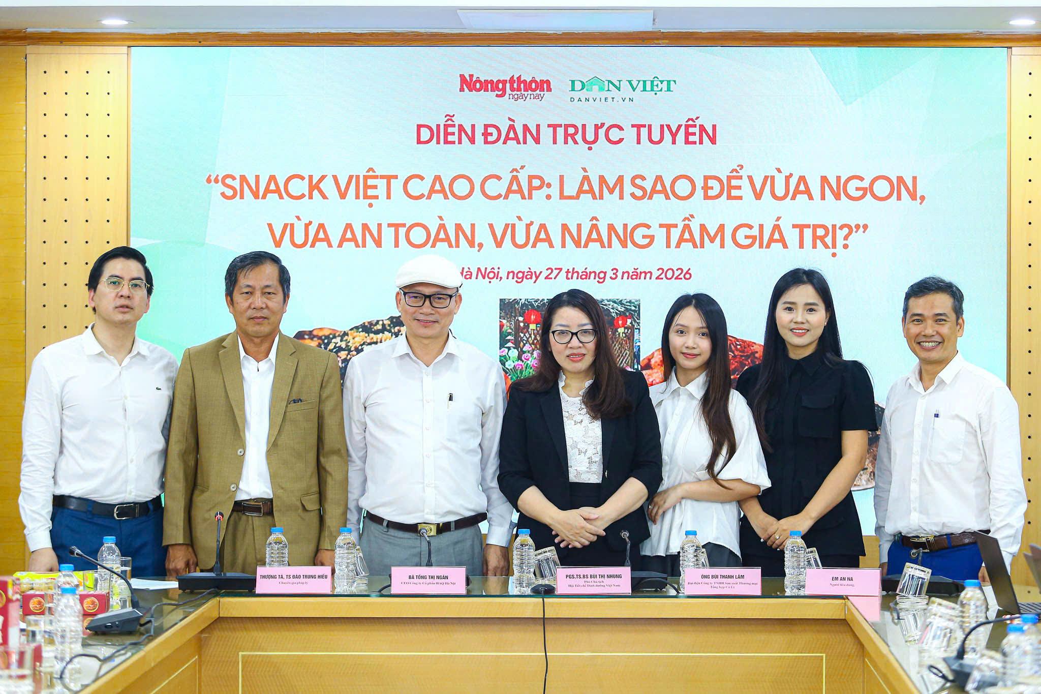 Đồ ăn vặt học đường: Góc nhìn dinh dưỡng, pháp lý và thực tiễn từ Diễn đàn “Snack Việt cao cấp”